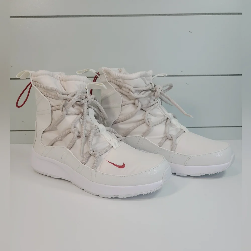 Nike Tanjun High Rise Phantom Gym Red Desert Sand Size Women’s 9.5